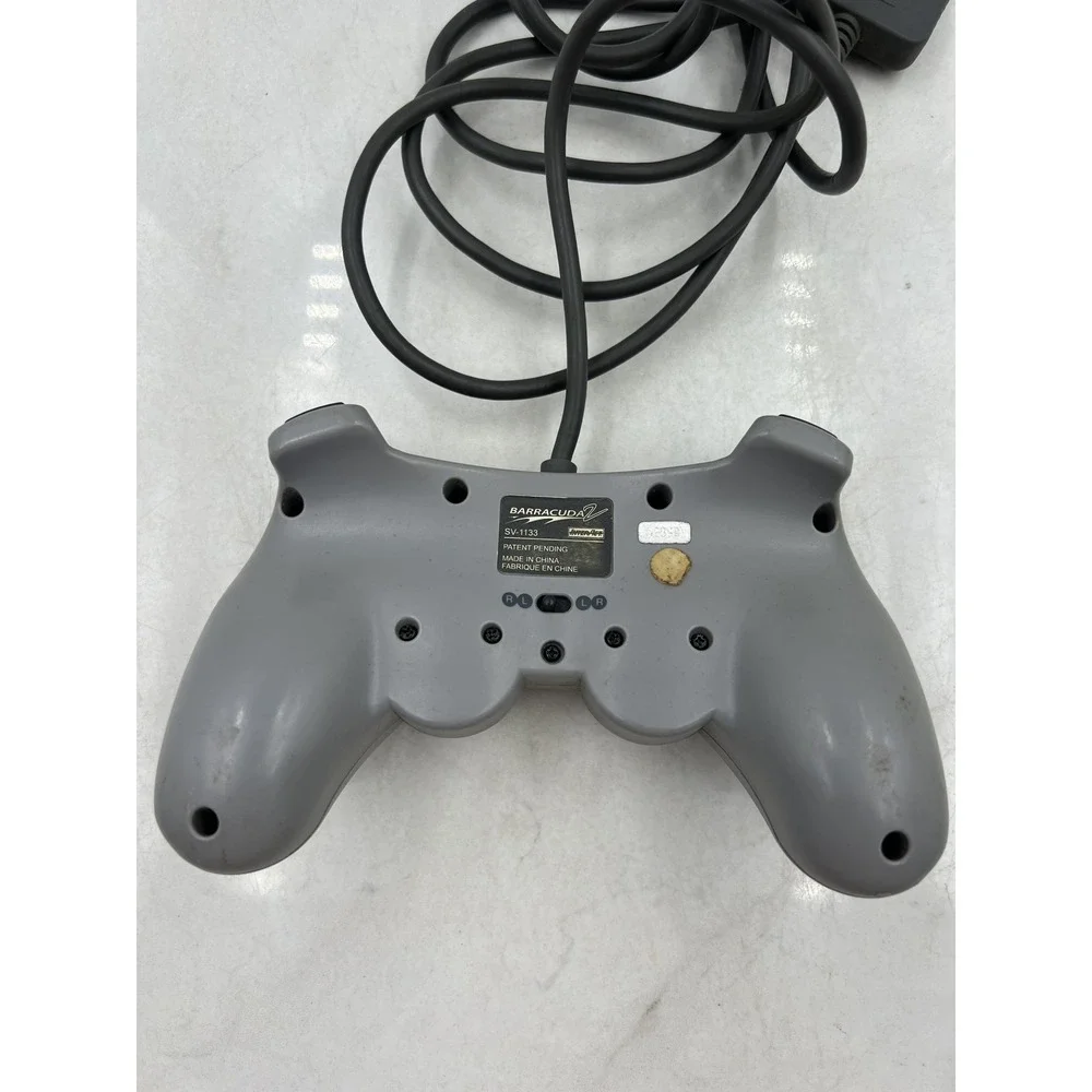 InterAct Barracuda 2 Gray Wired Controller PS1 PlayStation SV-1133